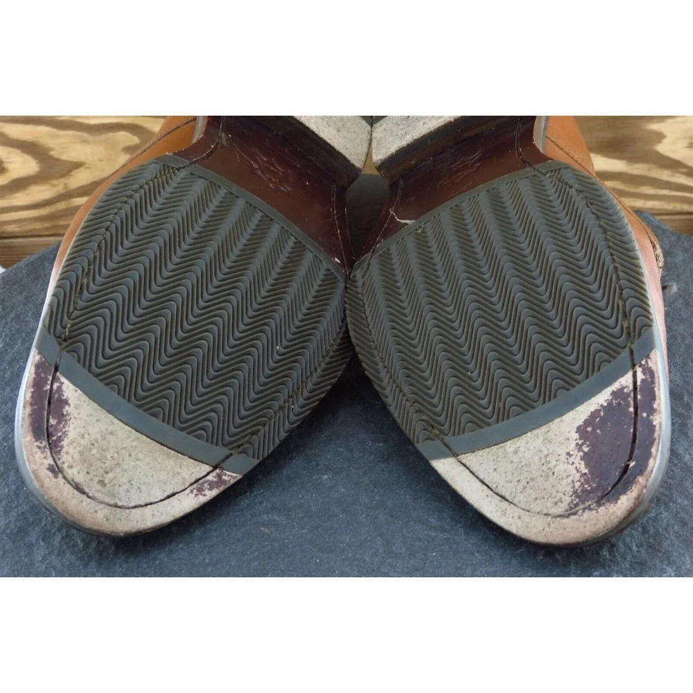 14th Union Shoes Sz 9.5 M Brown Derby Oxfords Leather Men 58665‎
